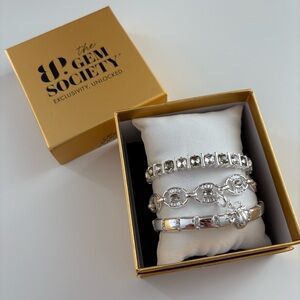 Bomb Party Gem Society Exclusive Tinsel & Treasure Stack Silver Plating